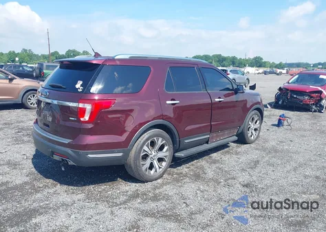 2018 Ford Explorer Platinum из США, поврежденный, VIN 1FM5K8HT8JGA24015